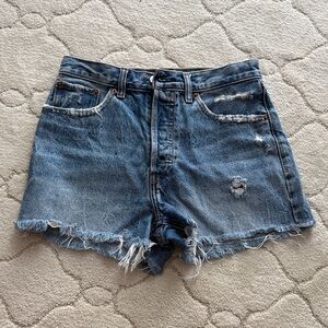 Abercrombie & Fitch Blue Jean Shorts